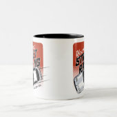 Personalisiert Street Racing Race Auto Motorsport Zweifarbige Tasse (Mittel)