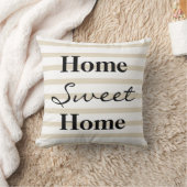 Personalisiert Strickte Zuhause Sweet Zuhause Kissen (Decke)