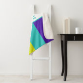 PERSONALISIERT STRIPED SHERPA BLANKET SHERPADECKE (Beispiel)