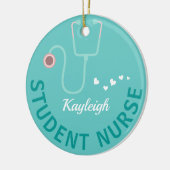 Personalisiert Studierende Krankenversicherung — S Keramik Ornament (Links)