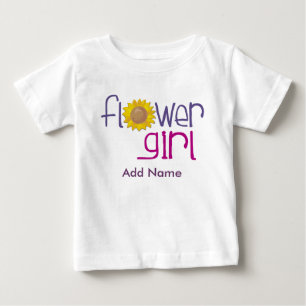 Personalisiert Sun Blumenmädchen-T - Shirt