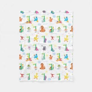 Personalisiert Sunny Day Sesame Street Pattern Fleecedecke