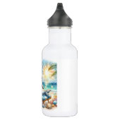 Personalisiert Sunny Dolphin Bliss Edelstahlflasche (Rechts)