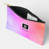 Personalisiert Sunny Dreamy Pink Zubehörtasche (Offen)