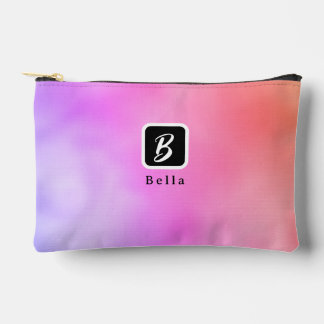 Personalisiert Sunny Dreamy Pink Zubehörtasche