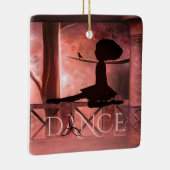 Personalisiert Sunrise Irish Dancer Geburtstagkart Keramikornament (Rechts)