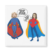 Personalisiert Super Friends Magnet