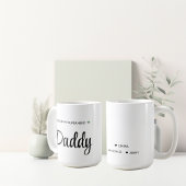 Personalisiert Superhero Vater Tasse - Name der Ki