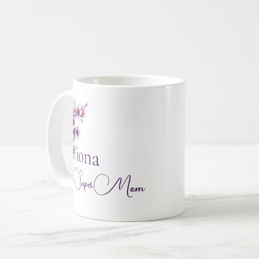Personalisiert SuperMom Kaffeetasse (Vorderseite Links)