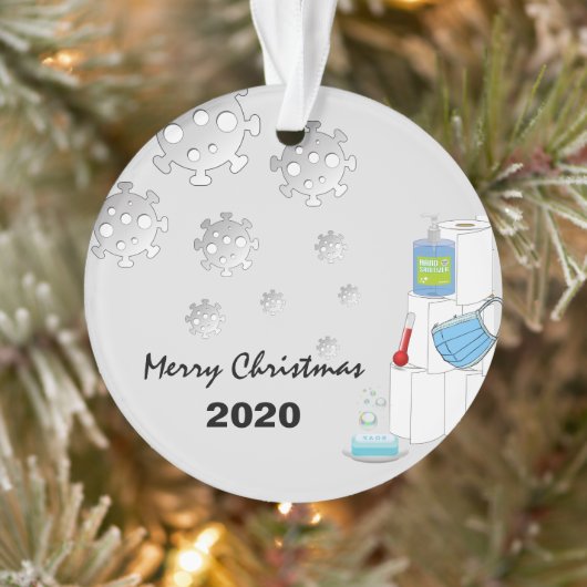 Personalisiert Survivor 2020 Covid Weihnachtsbaum Ornament (Baum)