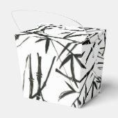 Personalisiert Sushi Birthday Einfach Schwarz-weiß Geschenkschachtel (Rückseite)