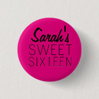Personalisiert Sweet 16 Button