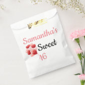 Personalisiert Sweet 16 Geburtstag Gefälligkeitsag Geschenktütchen (Versiegelt)