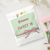 Personalisiert Sweet 16 getickt mit einem Bow Polk Geschenktütchen (Versiegelt)