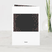 Personalisiert Sweet 16 Happy 16. Geburtstag Glitz Karte (Rückseite)