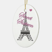 Personalisiert Sweet 16 Paris Eiffelturm Keramik Ornament (Links)