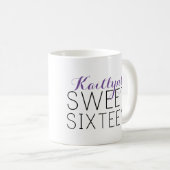 Personalisiert Sweet 16 Tasse (VorderseiteRechts)