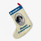 Personalisiert Sweet Vintag Angel Weihnachten Kleiner Weihnachtsstrumpf (Rückseite (Hängend))