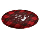 Personalisiert Sweet Zuhause Tartan Clan Wallace K Schneidebrett (Ecke)