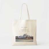 Personalisiert Sydney, Australien Wedding Tote Bag Tragetasche (Vorne)