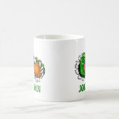 Personalisiert T-Rex Basketball Dinosaurier Kaffeetasse (Mittel)