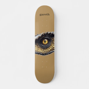 Personalisiert T Rex Dinosaurier Auge Skateboard
