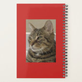 Personalisiert Tabby Cat Planner Planer (Rückseite)