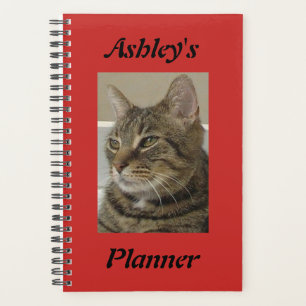Personalisiert Tabby Cat Planner Planer