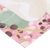 Personalisiert Tablecloth Geometric Garden Rose Gl Tischdecke (Schrägansicht)