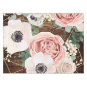 Personalisiert Tablecloth Geometric Garden Rose St Tischdecke (Vorderseite (Horizontal))