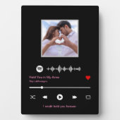 Personalisiert Tabletop Plaque mit Easel Fotoplatte (Vorderseite)