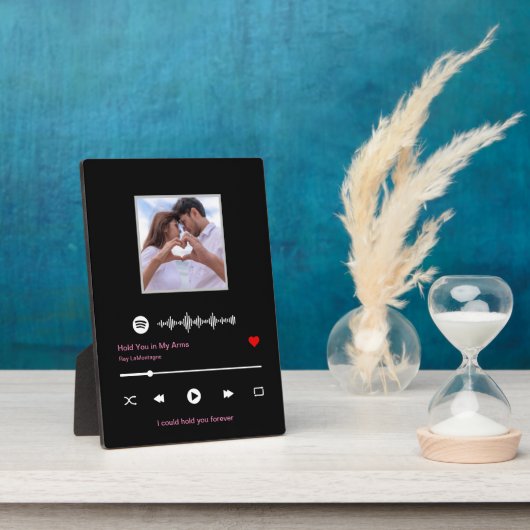 Personalisiert Tabletop Plaque mit Easel Fotoplatte (Seite)