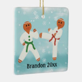 Personalisiert Taekwondo Karate Judo Martial Arts Keramikornament (Rechts)
