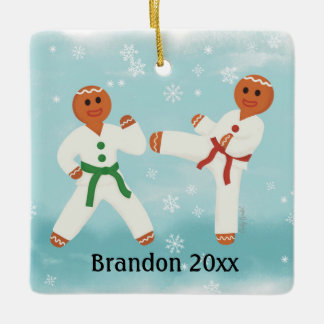 Personalisiert Taekwondo Karate Judo Martial Arts Keramikornament