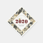 Personalisiert Tan Camouflage Pattern Abschluss Serviette (Ecke)
