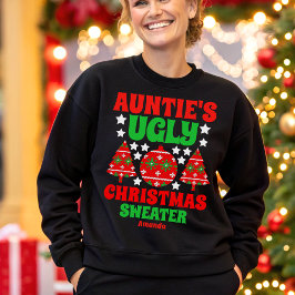 Personalisiert Tantas Ugly Weihnachtssüßer Sweatshirt