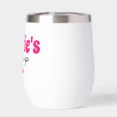 Personalisiert Tantchen-Sippy-Cup Wine Tumbler (Rückseite)