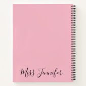 Personalisiert Tanzlehrer Ballett Gestochen Jazz L Notizbuch (Rückseite)