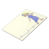 Personalisiert Tanzlehrer Geschenk Lyrical Modern Notizblock (angewinkelt)