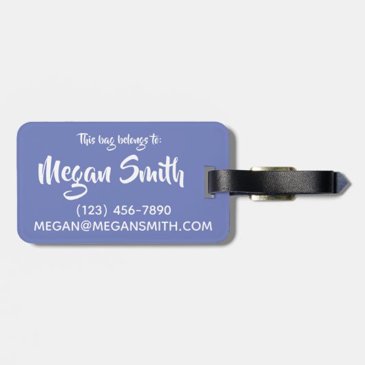 Personalisiert Tanztasche Lyrical Modern Dancer Cl Gepäckanhänger (Rückseite horizontal)