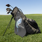 Personalisiert Tarpon Whisperer Dark Fishing Handt Golfhandtuch (Gras)