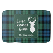 Personalisiert Tartan Christmas Clan Campbell Kari Badematte (Vorderseite)