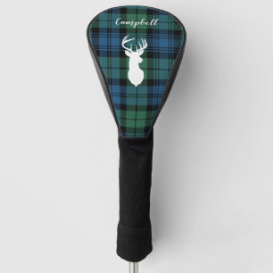 Personalisiert Tartan Christmas Clan Campbell Kari Golf Headcover