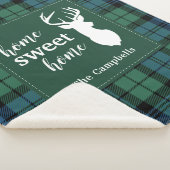 Personalisiert Tartan Christmas Clan Campbell Kari Sherpadecke (3/4)