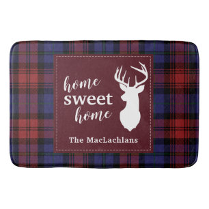 Personalisiert Tartan Christmas Clan MacLachlan Badematte