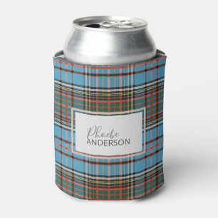 Personalisiert Tartan Clan Anderson Kariert Light Dosenkühler