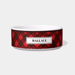 Personalisiert Tartan Clan Wallace Kariertes Muste Napf