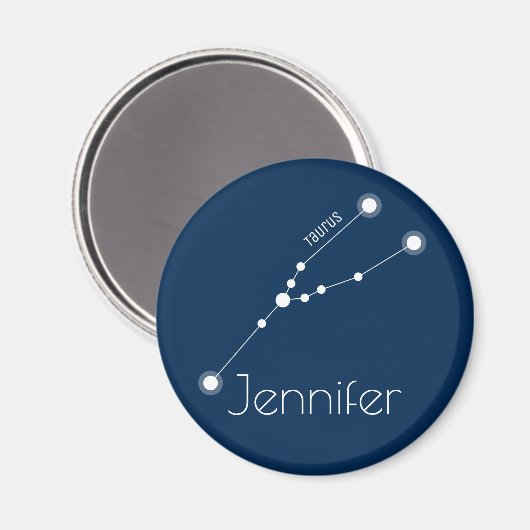 Personalisiert Taurus Zodiac Constellation Magnet (Vorderseite/Rückseite)