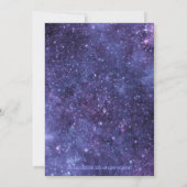 Personalisiert Taurus Zodiac Galaxy Party Einladung (Rückseite)