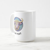 Personalisiert Taurus Zodiac Kaffeetasse (Vorderseite Links)
